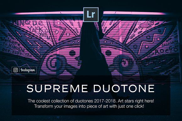 [CreativeMarket] Duotone Lightroom Presets, 2018