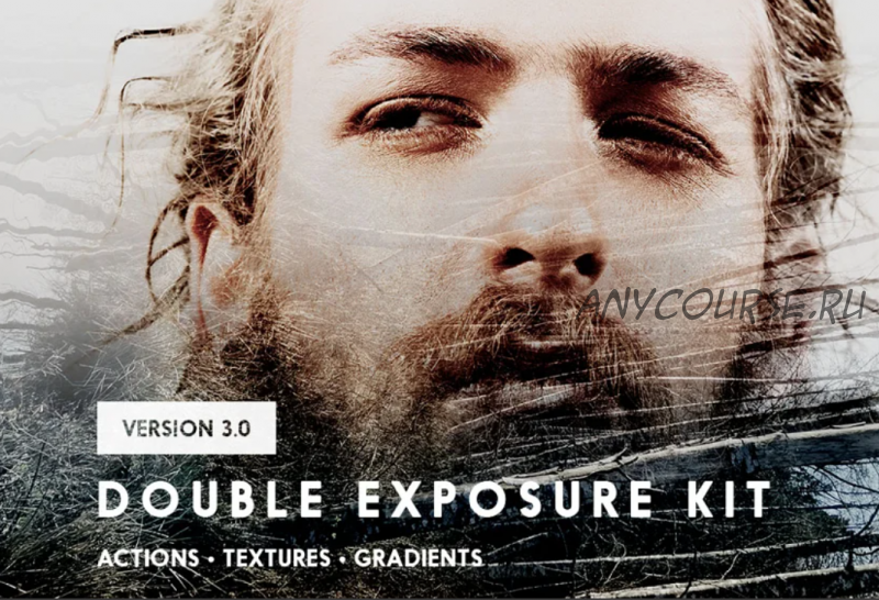 [CreativeMarket] Экшены для Photoshop Double Exposure Kit