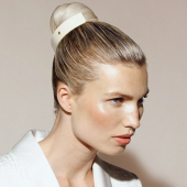 Balmain Hair Couture Заколка-автомат цвет БЕЖ размер L Limited Edition Barrette Pour Cheveux Large SS22