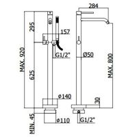 схема Paffoni Light LIG032CR