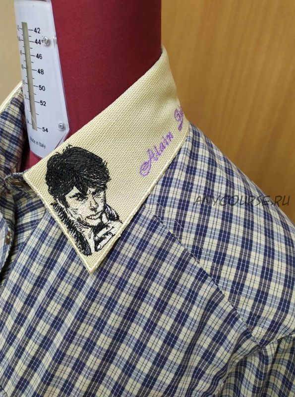 [Embroedery] Дизайн воротник «Alain Delon» (anibell)