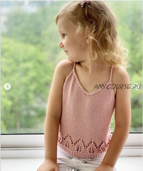 [knitting.pattern] Детский топ «Summerday» (Марина Баламбаева)