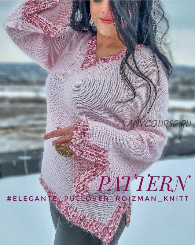 [roizman_knitt] Пуловер elegante_pullover (Анна Ройзман)