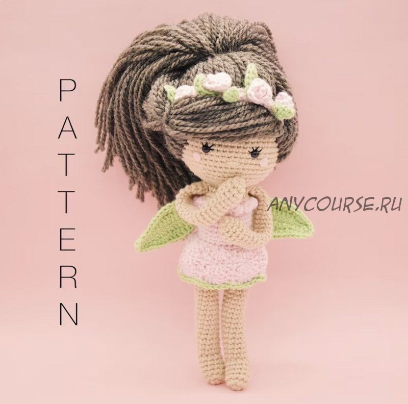 [TheLittleHookCrochet] Ava-Rose flower fairy doll / Цветочная фея Ава-Роуз