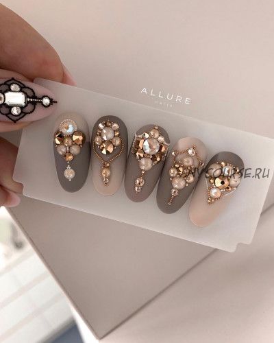 [Allure nails] Все секреты красивой и долговременной инкрустации. 2020 (Ирина Ахтямова)