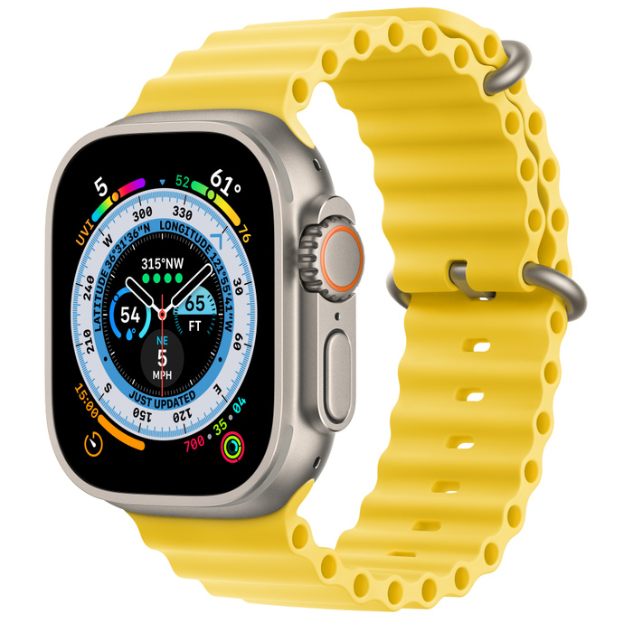 Apple Watch Ultra GPS+Cellular 49mm Yellow Ocean Band