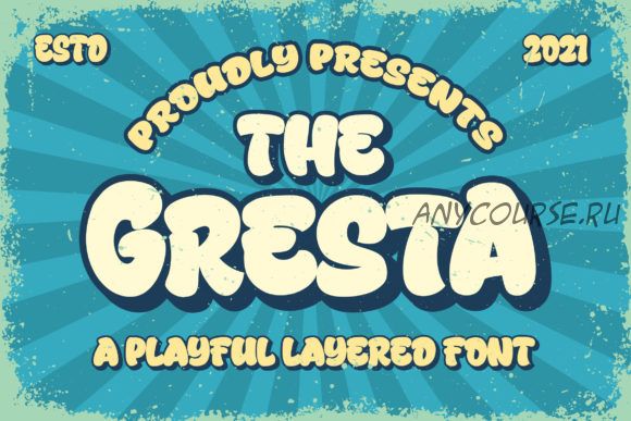 [Creativefabrica] Gresta Font (Blankids Studio)