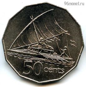 Фиджи 50 центов 1980
