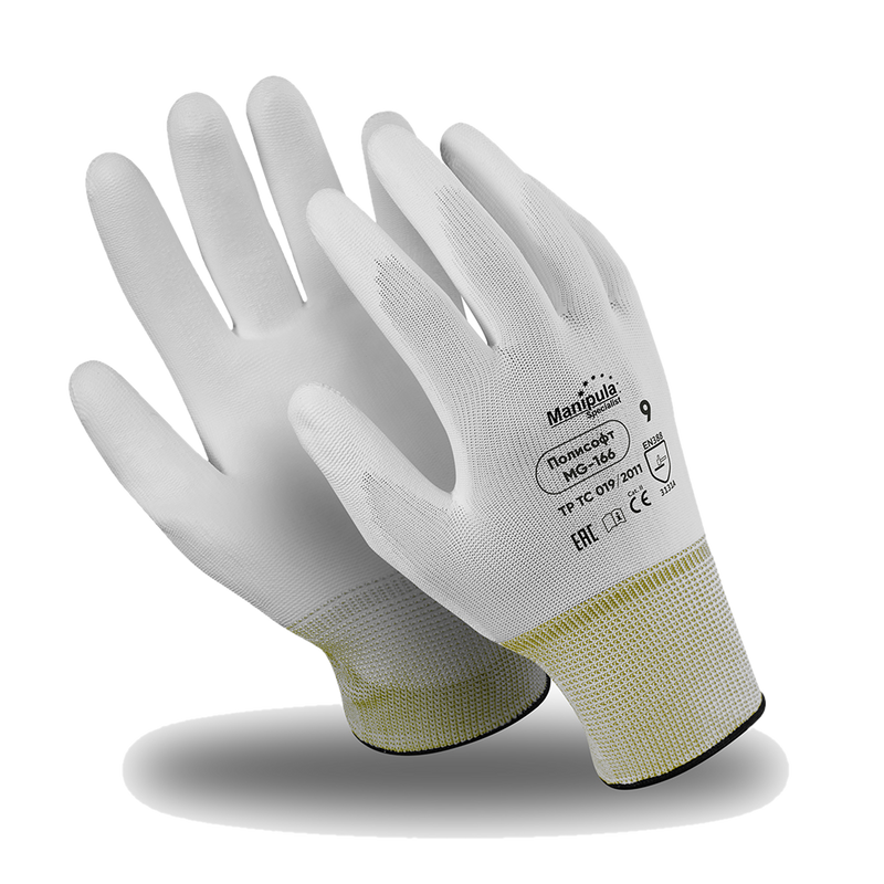 Перчатки Полисофт, белый (Пер 731)