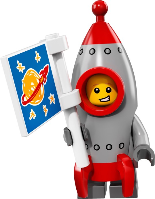 71018-13 Коллекционная Минифигурка 17 серии. Чеорвек-ракета Rocketboy