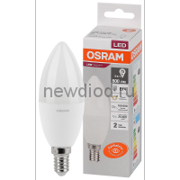 Лампа светодиодная СВЕЧА 10Вт E14 3000K LVCLB75 10SW/830 230V OSRAM