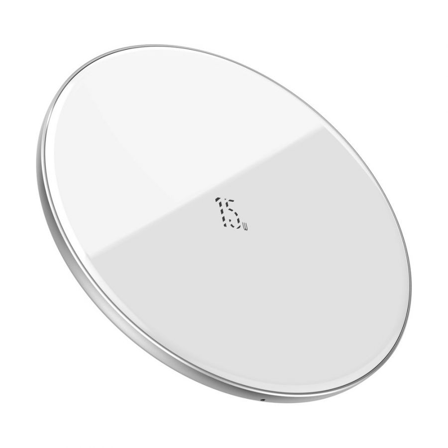 Baseus Simple Wireless Charger 15W（Updated Version for Type-C）White