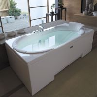 Гидромассажная ванна Jacuzzi J-Sha Mi с массажем шиатцу и подголовником 180x90 схема 1