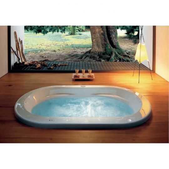 Гидромассажная ванна Jacuzzi Opalia встраиваемая с 6 форсунками и сенсорным управление 190x110 ФОТО