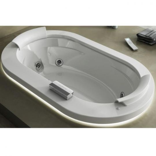 Гидромассажная ванна Jacuzzi Opalia встраиваемая с 6 форсунками и сенсорным управление 190x110x60 ФОТО