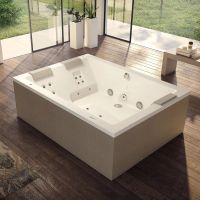 Гидромассажная ванна Jacuzzi Sharp Extra с 3 подголовниками 200x150 схема 5