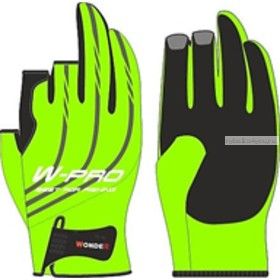 Перчатки рыболовные без 3ех пальцев Wonder WG-FGL091 зелено-черные