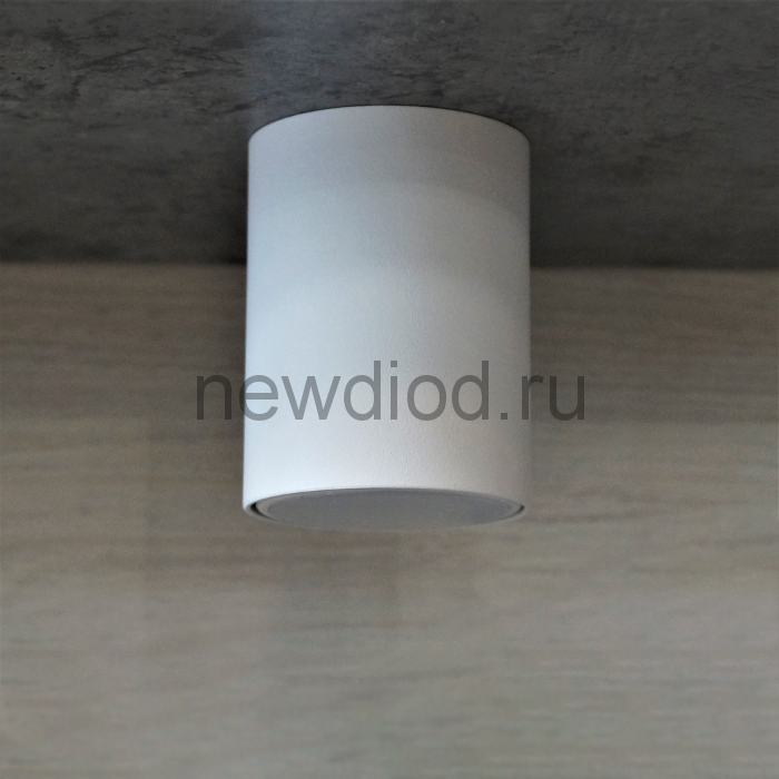 Светильник накладной Led Spot 7 под лампу Gu10 55x70мм алюминий БЕЛЫЙ Oreol