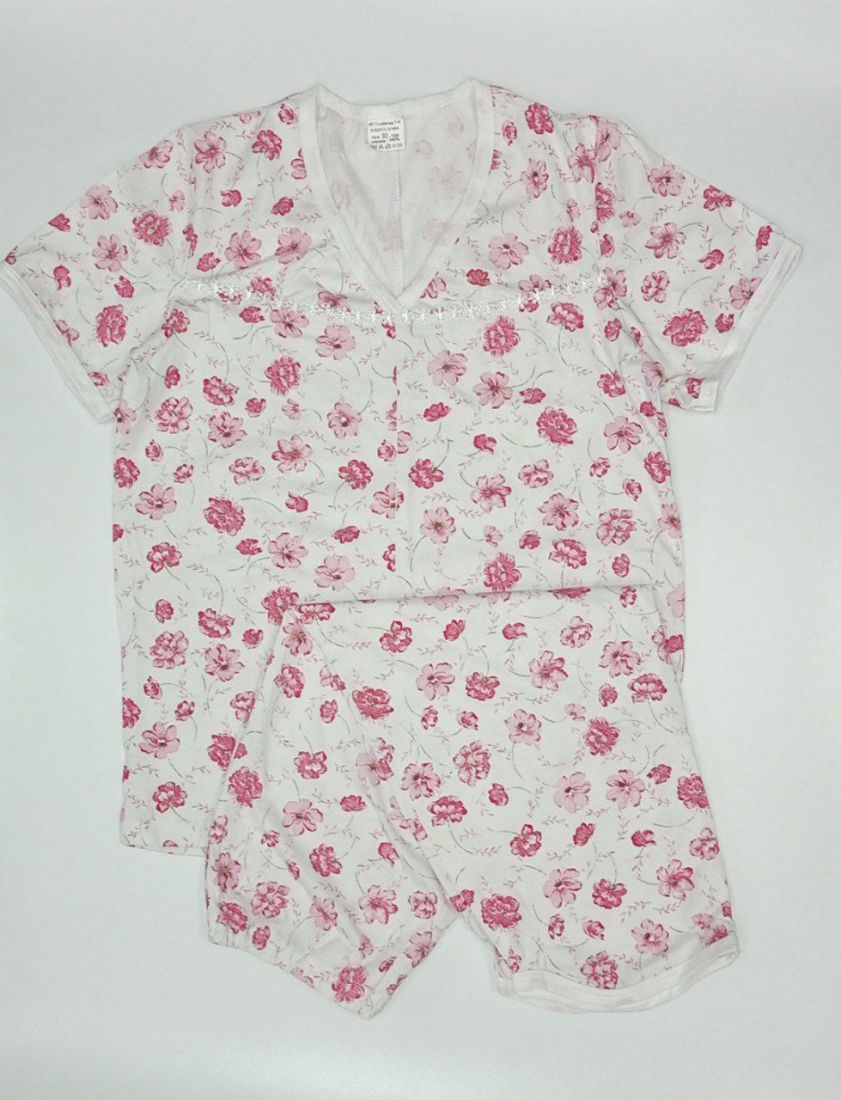 Женская пижама Розовые цветы