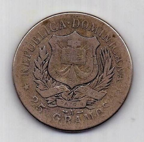 1 песо 1897 Доминиканская республика