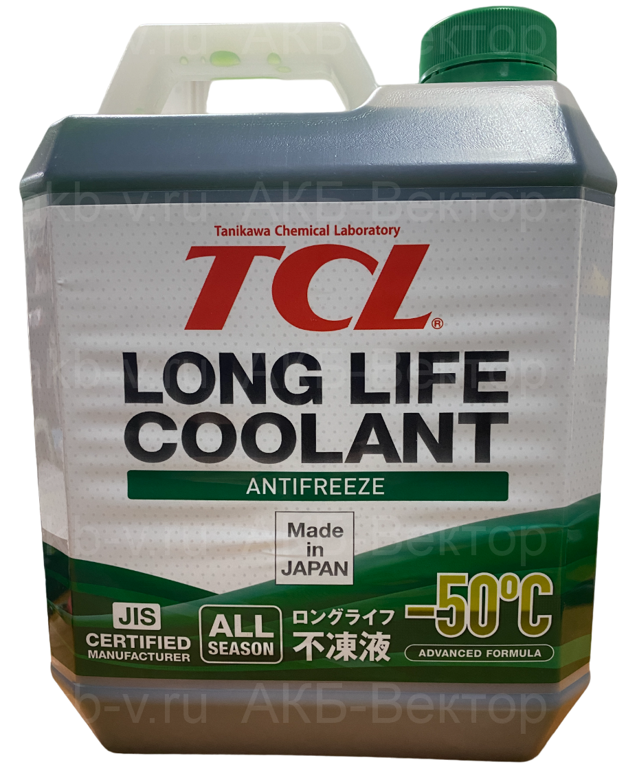 Антифриз TCL Long Life Coolant LLC01229-50C зеленый, 4л Япония