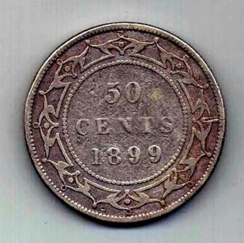 50 центов 1899 Ньюфаундленд Великобритания