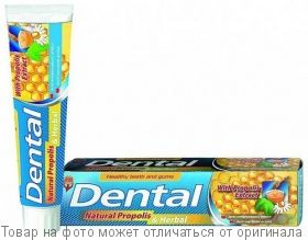 Зубная паста Dental Family Propolis+Herbal (Прополис и Травы) 100мл/24шт, шт