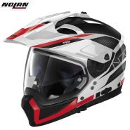Шлем Nolan N70-2 X Earthquake N-Com, Бело-красный