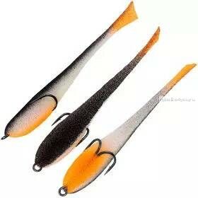Рыбка поролоновая Grifon Сlassic с поджатым двойником 14 см / 3 шт / цвет: 01