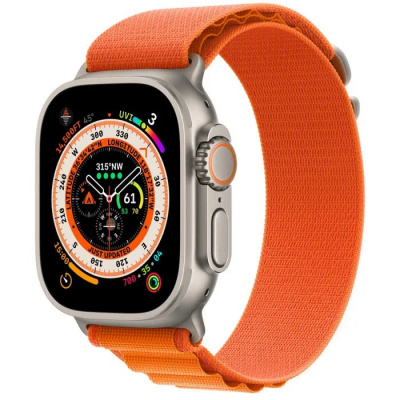 Apple Watch Ultra GPS + Cellular 49mm, orange alpine loop, IP6X)