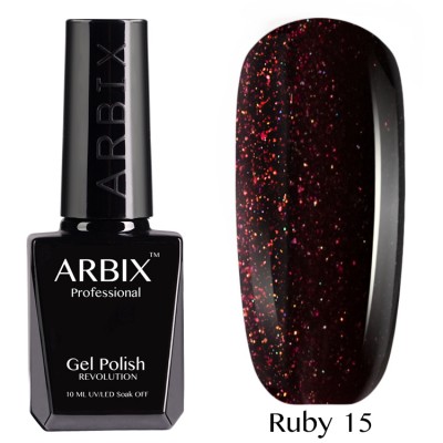 Гель лак  ARBIX  Ruby № 15