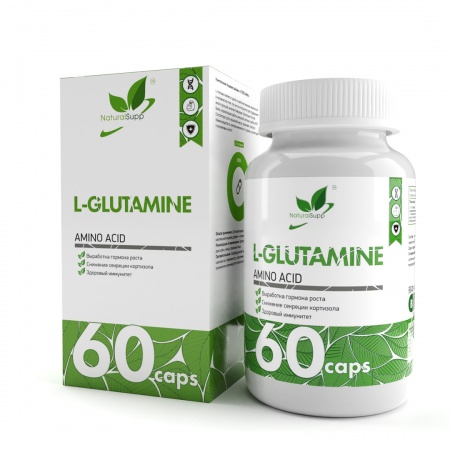 Глютамин, 500 мг, 60 капсул