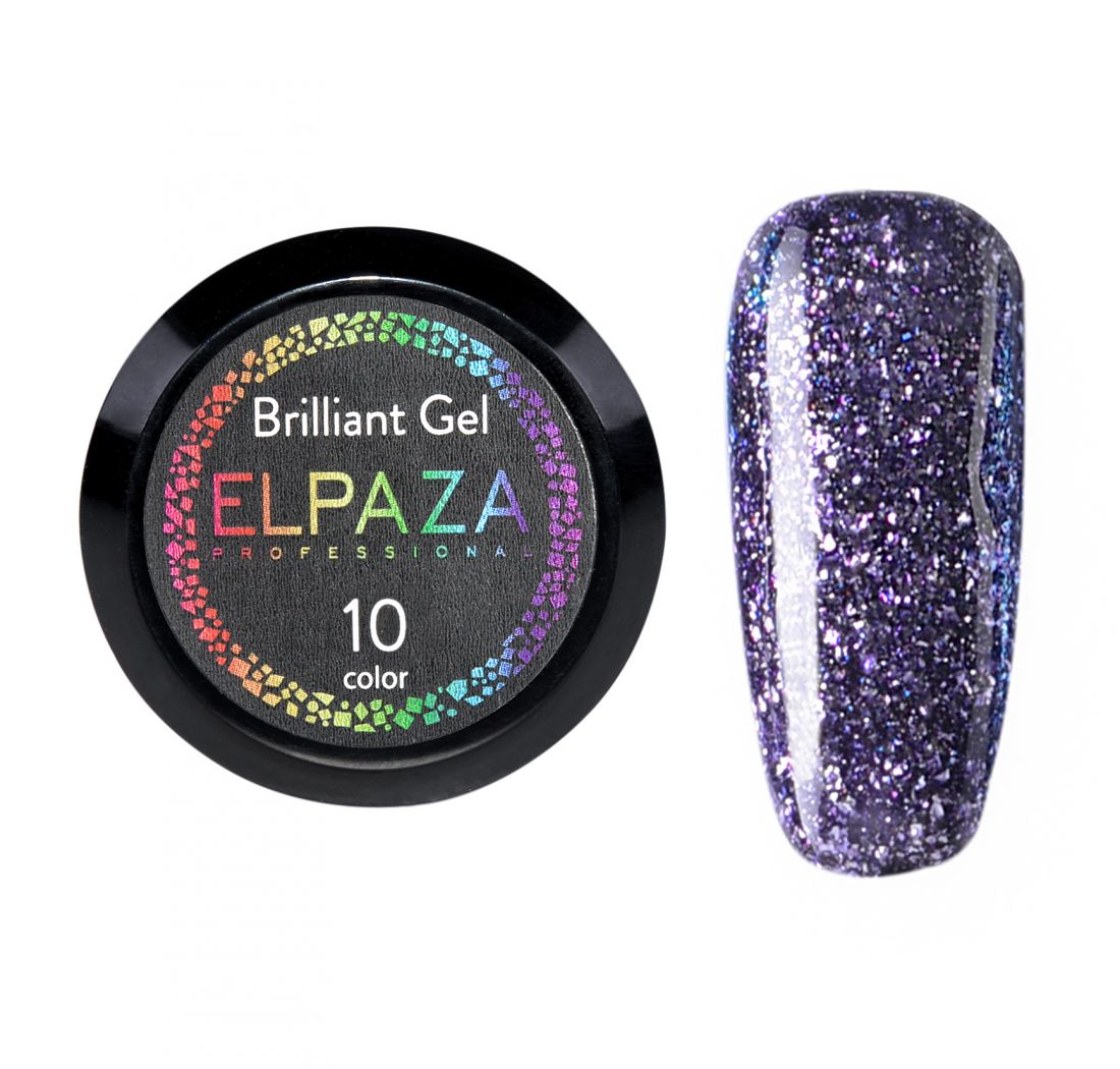 Elpaza гель-краска Brilliant gel № 10