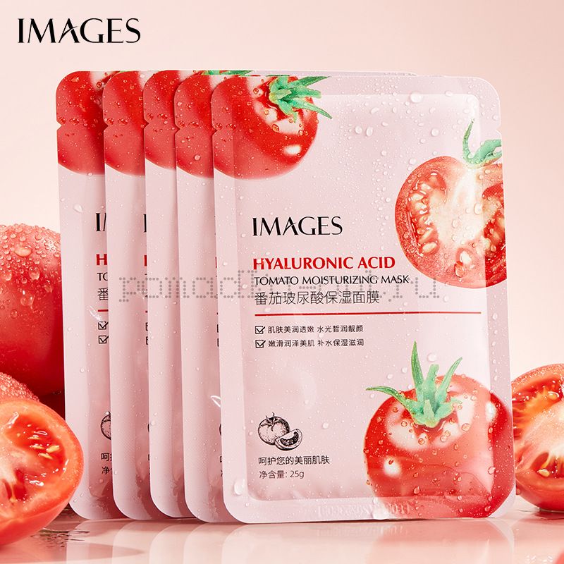 Маска для лица с экстрактом томата и гиалуроновой кислотой Images Hyaluronic Acid Tomato Moisturizing Mask