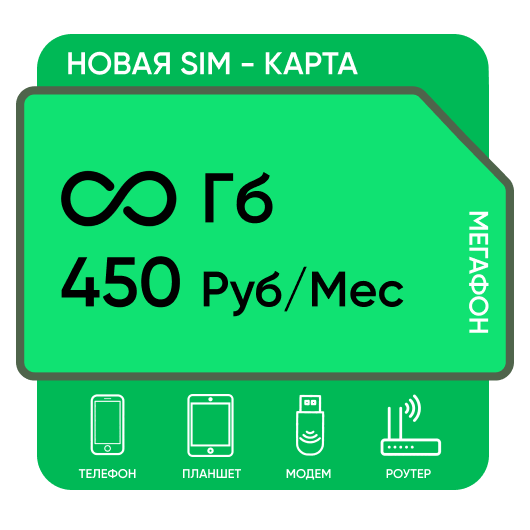 SIM-карта Мегафон модем 450