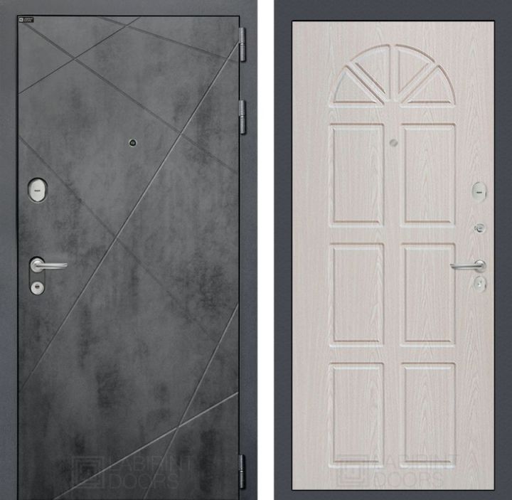 Дверь входная Лабиринт LOFT 15 Алмон 25 (Винорит) металлическая