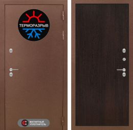 Дверь Входная Лабиринт Термо Магнит 05 - Венге металлическая