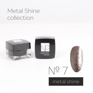 Metal Shine 7 Nartist  (блёстки в баночке)