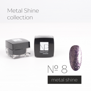 Metal Shine 8 Nartist (блёстки в баночке)