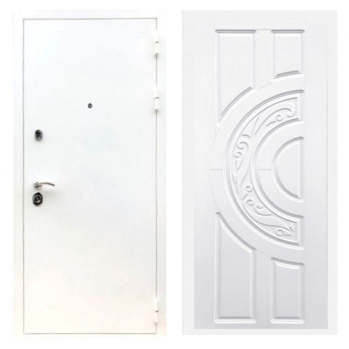 Дверь входная Армада Х5 Шагрень Белая ФЛ-232 Белый Софт
