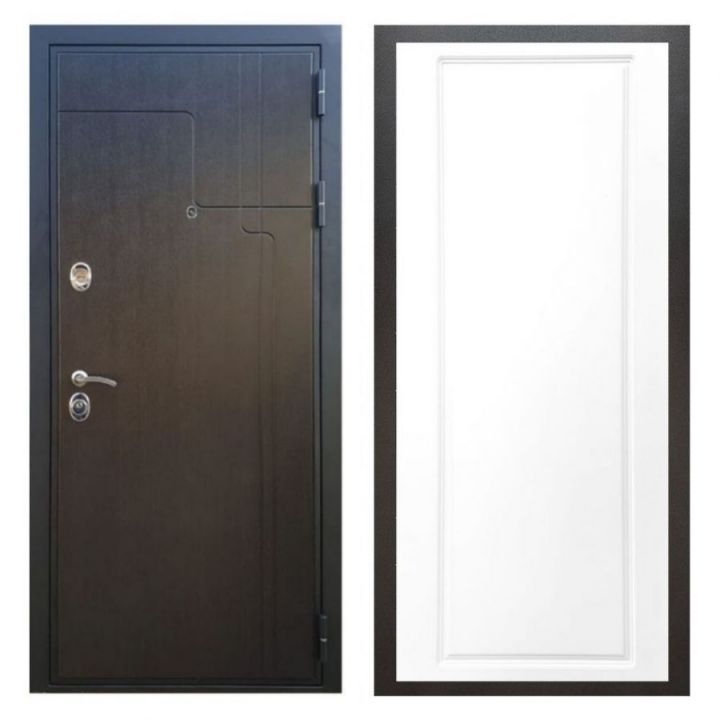 Дверь входная металлическая Армада Х246 Венге ФЛ-119 Белый Софт