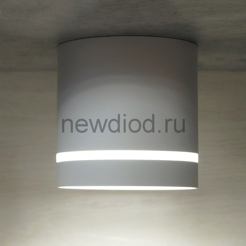 Светильник накладной Led Spot 3-1 под лампу GX53 85x85мм алюминий БЕЛЫЙ Oreol