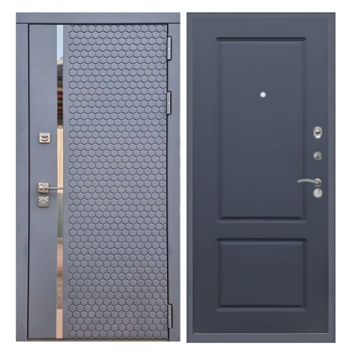 Дверь входная металлическая Лекс Х24 Силк Титан ФЛ-117 Силк Титан
