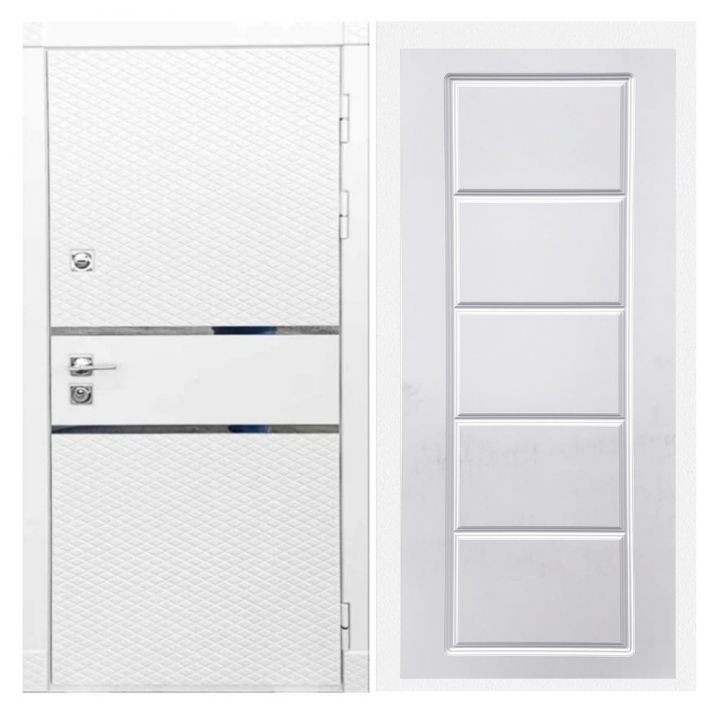 Дверь входная Армада Х15 Белый Софт ФЛ-39 Белый Софт