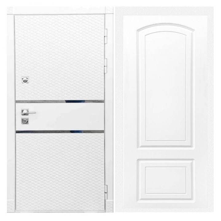 Дверь входная Армада Х15 Белый Софт ФЛ-138 Белый Софт