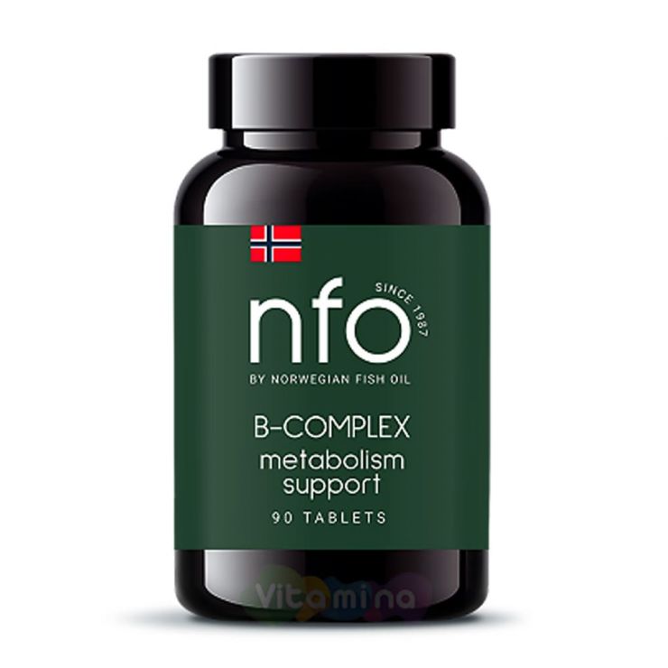 NFO B-комплекс (комплекс витаминов группы В), 90 шт