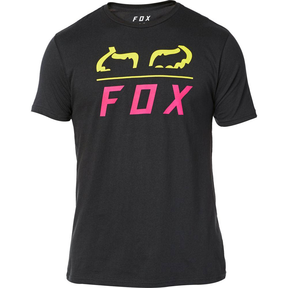 Fox Furnace Idol Limited Edition Premium Tee Black/Yellow футболка, черно-розовая