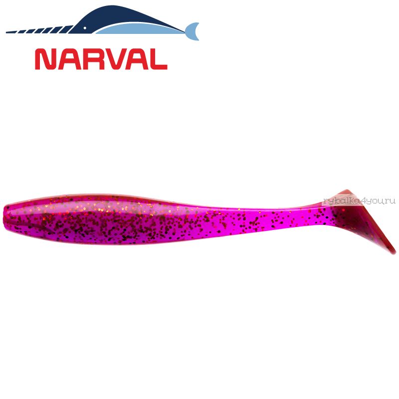 Мягкие приманки Narval Choppy Tail 140 мм / 3 шт. в уп / цвет: 003 Grape Violet