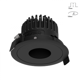 Светильник SWG Combo 2.0 Magnet с Черной Накладкой Power 14Вт Черный, Пружинный / СВГ...