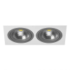 Светильник Встраиваемый Lightstar INTERO 111 DOUBLE QUADRO i8260909 Белый, Серый, Металл / Лайтстар